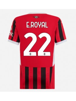 Billige AC Milan Emerson Royal #22 Hjemmedrakt Dame 2024-25 Kortermet